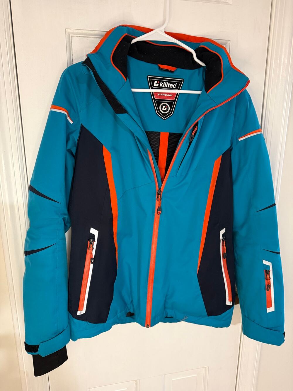 Killtec Blue Women's Ski Jacket Windproof, Waterpoof, Breathable Size Small